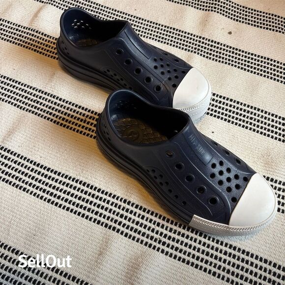 Converse Kids 4 unisex Chuck Taylor All Star Slip-On Sneakers Navy Size - Picture 6 of 11